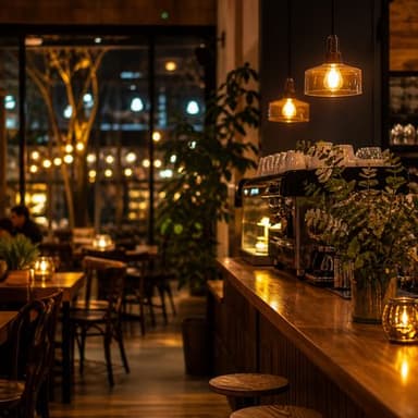 Interior del Café Central (ejemplo ilustrativo)